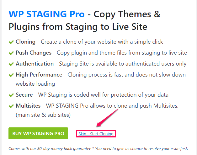 How to Create a Staging Site