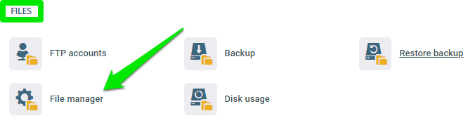 How to Upload a File Using the File Manager?