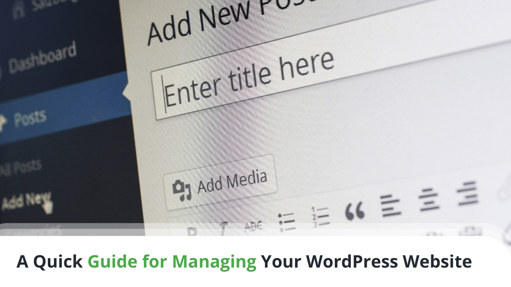 A Quick Guide for Managing Your WordPress Website