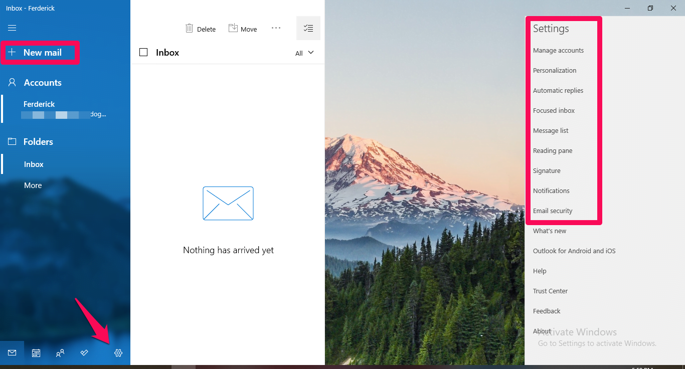 Add my Microsoft 365 email to Mail (Windows)